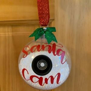 Santa Cam Christmas Ornament